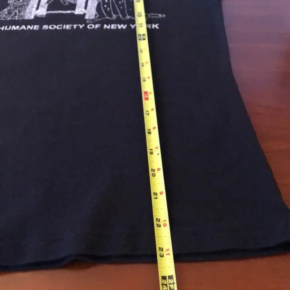 Humane Society of New York Charity 100% Cotton Black Short-Sleeve T-Shirt Top - Picture 7 of 8